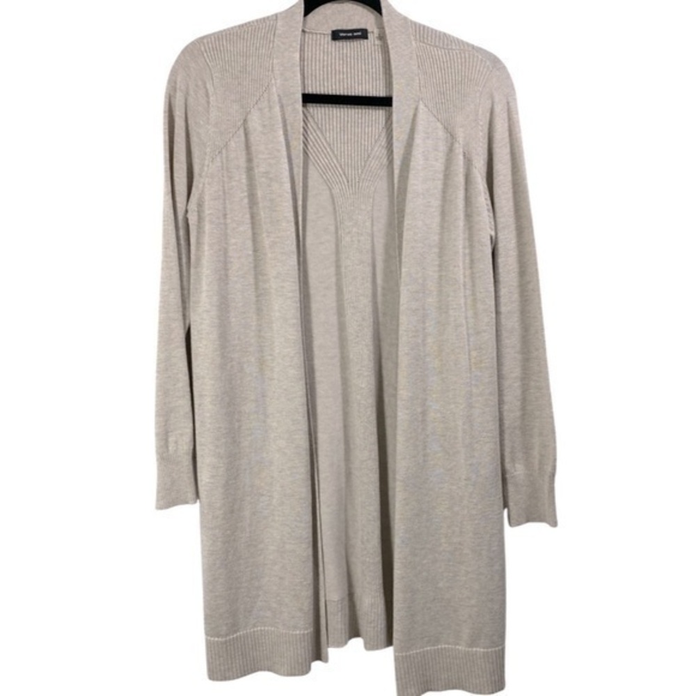 Verve Ami Women's Open Front Cardigan Sweater Size S Color Beige